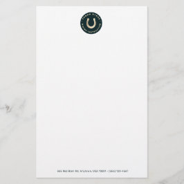 Hoefijzer Horse Letterhead Briefpapier