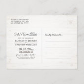 Hoefijzer Hydrangea Weddenschap Opslagdatum FOTO Briefkaart (Achterkant)