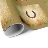 Hoefijzer in Golden Pset Cadeaupapier (Rol Hoek)