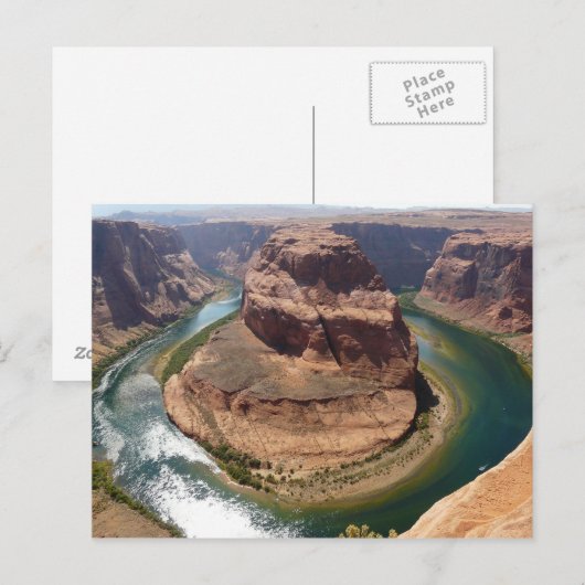 Hoefijzer in Pagina, Briefkaart Arizona (Voorkant / Achterkant)