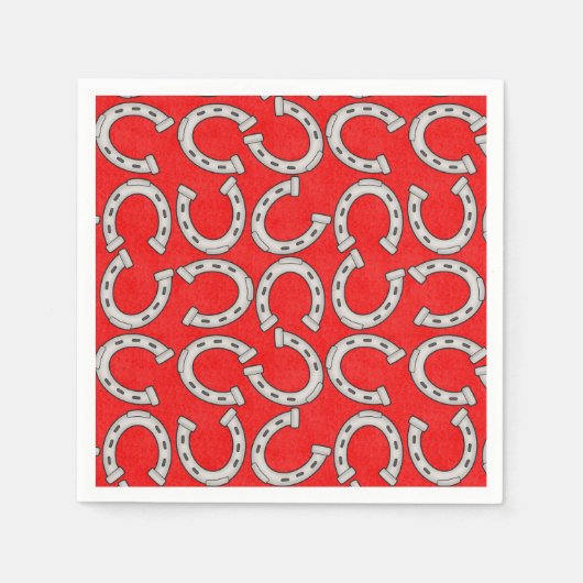 Hoefijzer in servetten (Voorkant)