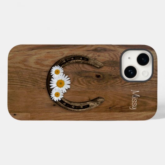 Hoefijzer iPhone 14 Hoesje (Achterkant (horizontaal))