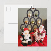 Hoefijzer kerstboom Sinterklaasfotografie Briefkaart (Voorkant / Achterkant)