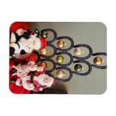 Hoefijzer kerstboom Sinterklaasfotografie Magneet (Horizontaal)