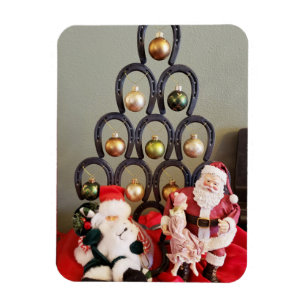 Hoefijzer kerstboom Sinterklaasfotografie Magneet