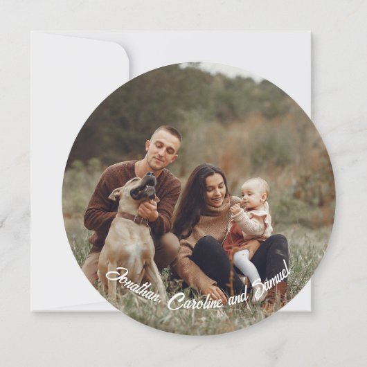 Hoefijzer Kerstkrans Feestdagenkaart