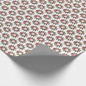 Hoefijzer kerstmis cadeaupapier (Hoek)
