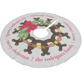 Hoefijzer kerstmis kerstboom rok (Gekanteld)