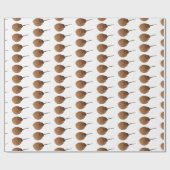 Hoefijzer krab cartoon illustratie cadeaupapier (Vlak)