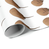 Hoefijzer krab cartoon illustratie cadeaupapier (Rol Hoek)