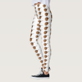 Hoefijzer krab cartoon illustratie leggings (Links)