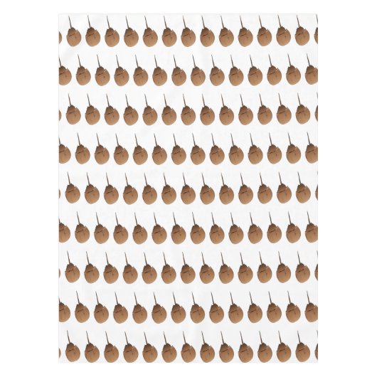 Hoefijzer krab cartoon illustratie tafelkleed (Voorkant)