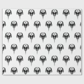 Hoefijzer krab in tribale Tattoo stijl Cadeaupapier (Vlak)