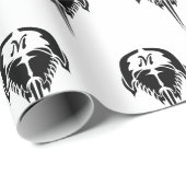 Hoefijzer krab in tribale Tattoo stijl Cadeaupapier (Rol Hoek)