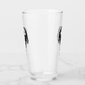 Hoefijzer krab in tribale Tattoo stijl Glas (Rechts)