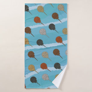 Hoefijzer Krab Ocean Waves Badhanddoek