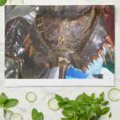 Hoefijzer krab ... Thai Asian Street Food Theedoek (Gevouwen)