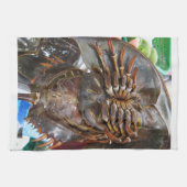 Hoefijzer krab ... Thai Asian Street Food Theedoek (Horizontaal)