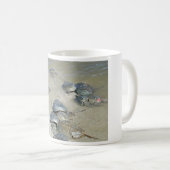 Hoefijzer Krabben in water Koffiemok (Voorkant rechts)