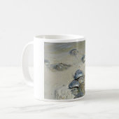 Hoefijzer Krabben in water Koffiemok (Voorkant links)