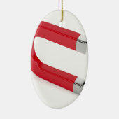 Hoefijzer magneet keramisch ornament (Rechts)