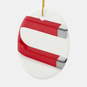 Hoefijzer magneet keramisch ornament (Voorkant)