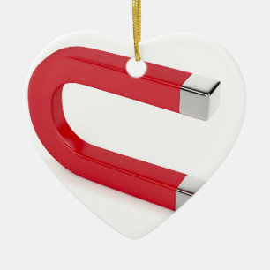 Hoefijzer magneet keramisch ornament
