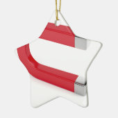 Hoefijzer magneet keramisch ornament (Links)