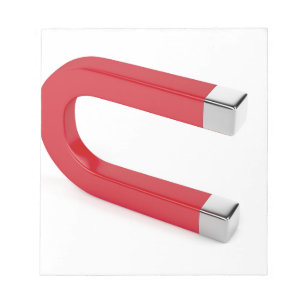 Hoefijzer magneet notitieblok