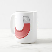 Hoefijzer Magnet Koffiemok (Voorkant links)