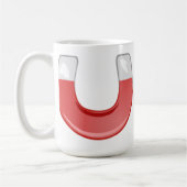 Hoefijzer Magnet Koffiemok (Links)