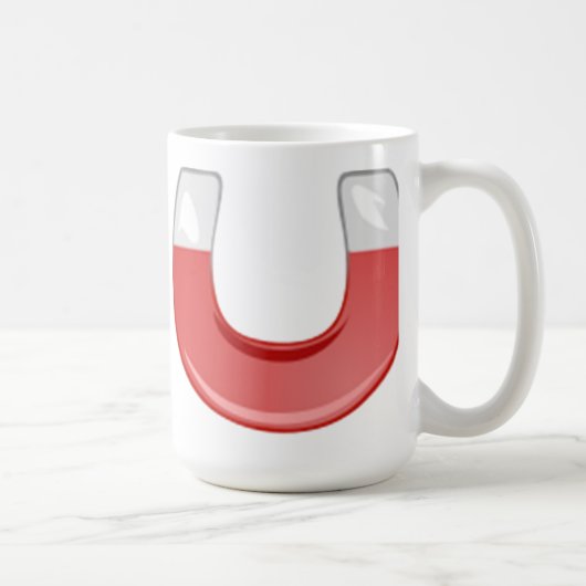 Hoefijzer Magnet Koffiemok (Rechts)