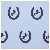 Hoefijzer marine stof (Swatch)