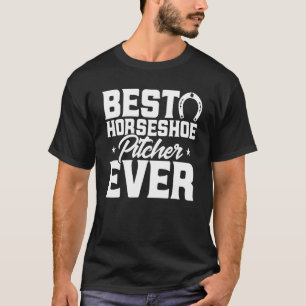 Hoefijzer met beste Hoefijzer op papier T-shirt