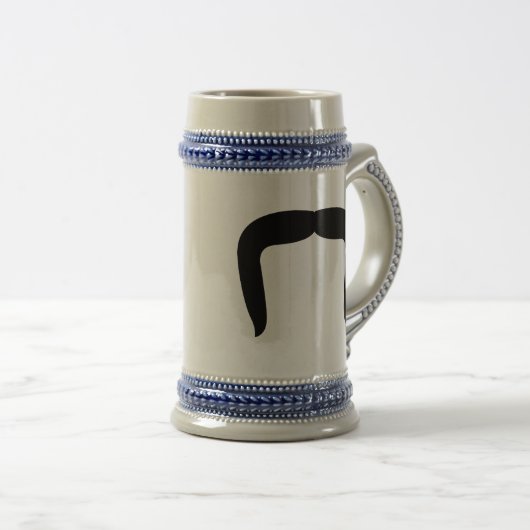 Hoefijzer Mustache Bierpul (Voorkant rechts)