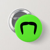Hoefijzer Mustache Ronde Button 5,7 Cm (Voorkant /achterkant)
