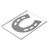 Hoefijzer. Notitieboek (Linkerzijde)