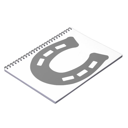 Hoefijzer. Notitieboek (Linkerzijde)