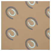 Hoefijzer Pattern Print Stof (Swatch)