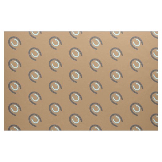 Hoefijzer Pattern Print Stof (Fat Quarter)