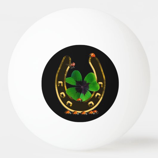 Hoefijzer Pingpongbal (Achterkant)