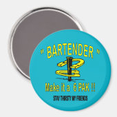 Hoefijzer pitching 3" ronde magneet (Voorkant / Achterkant)