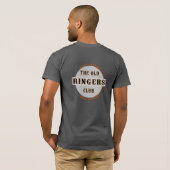 Hoefijzer Pitching Basic Bella Canvas T T-shirt (Achterkant volledig)