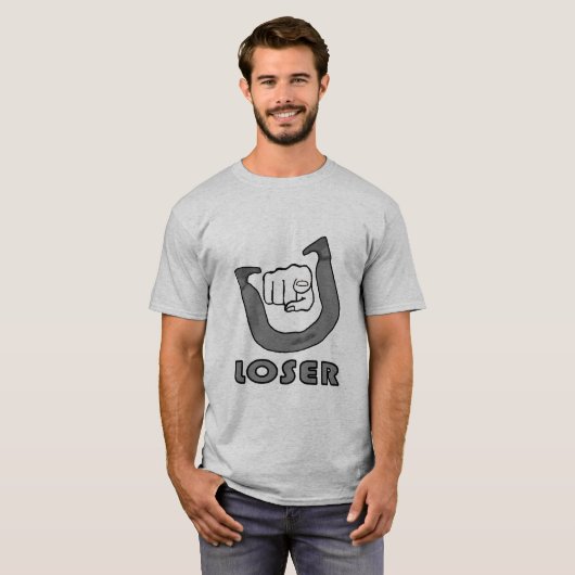 hoefijzer Pitching Basic T-Grey T-shirt (Voorkant volledig)