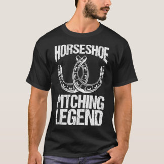 Hoefijzer Pitching Legend Backyard Picnic Toss Gam T-shirt