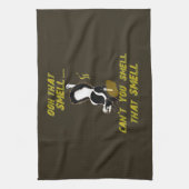 hoefijzer Pitching Skunked Towel Theedoek (Verticaal)