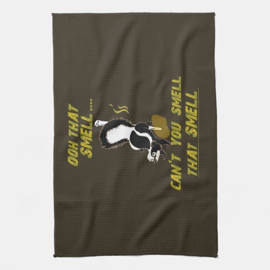 hoefijzer Pitching Skunked Towel Theedoek (Verticaal)