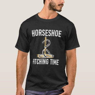 Hoefijzer pitching time t-shirt