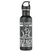 Hoefijzer Pitching Tournament Cancel Sixpack Tosse Waterfles (Voorkant)