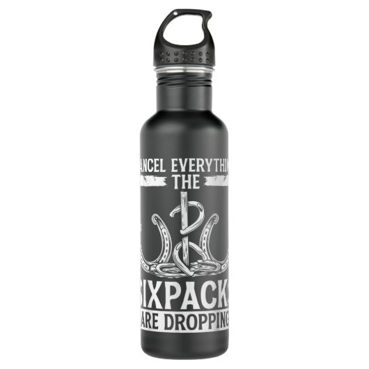 Hoefijzer Pitching Tournament Cancel Sixpack Tosse Waterfles (Voorkant)